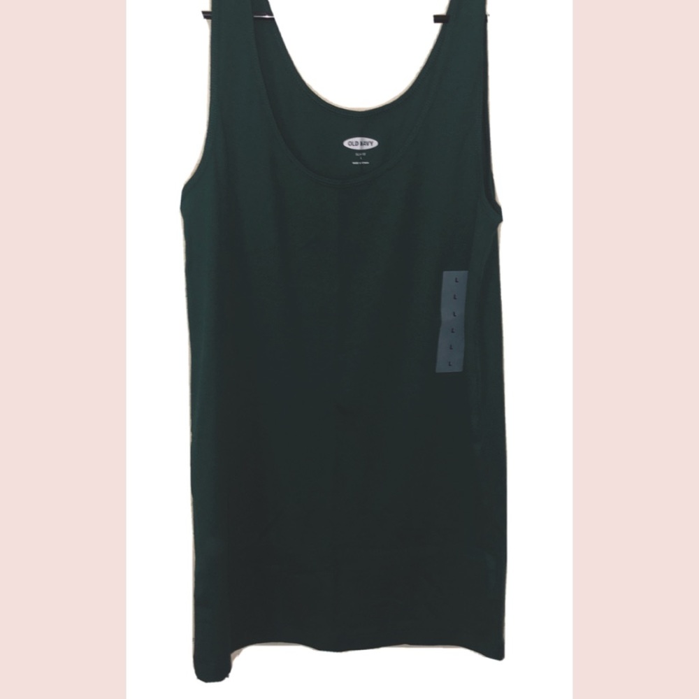 Dark Green Tank Top | Size L